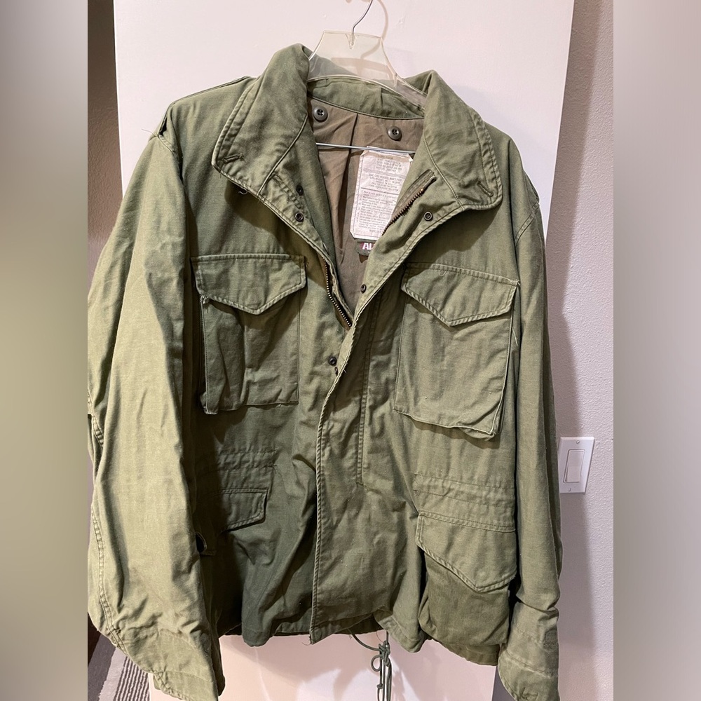 Alpha Industries Vintage Army Cold Weather Men’s Field Coat, size XL regular